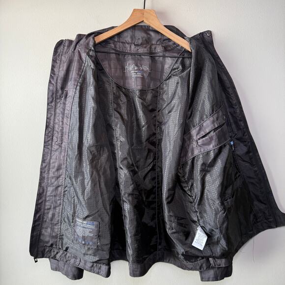 North End Sport FedEx Lightweight Water Resistant Plaid Print Jacket X-Large - Picture 9 of 12